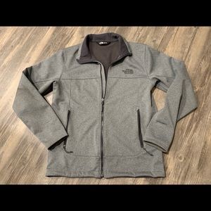North Face fleece lined zip up jacket